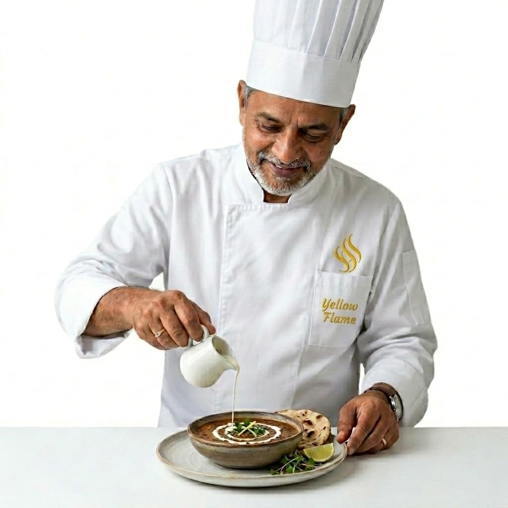 Indian Chef Plating Dish 2