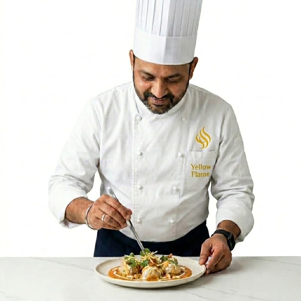 Indian Chef Plating Dish 3